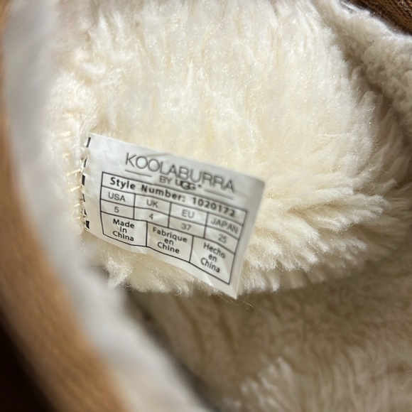 Ugg Boots Womens size 5 Chestnut Light Brown Koolaburra mid length Style 1020172 - Picture 8 of 16